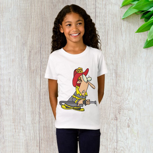 Funny Firefighter mit Hose Emergency Responder T-Shirt (Von Creator hochgeladen)