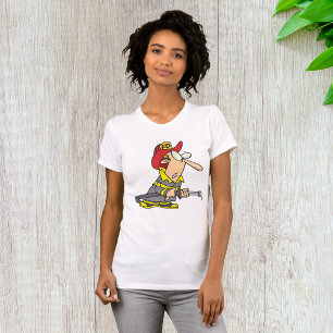 Funny Firefighter mit Hose Emergency Responder T-Shirt