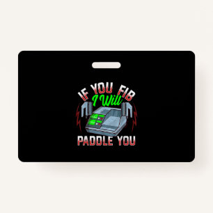 Funny FireFighter Police Office Defibrillator Ausweis