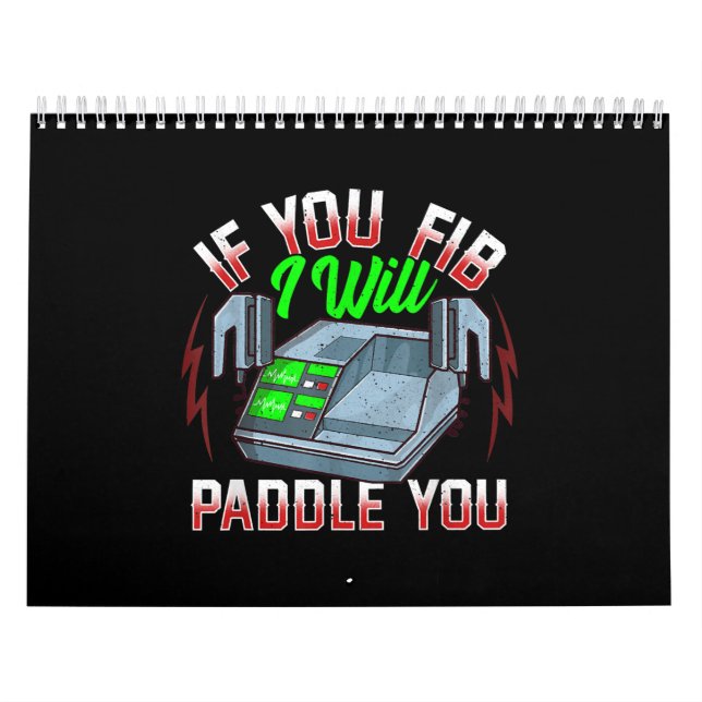 Funny FireFighter Police Office Defibrillator Kalender (Titelbild)