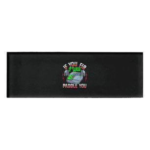 Funny FireFighter Police Office Defibrillator Namenschild