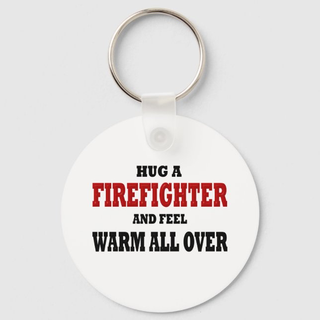 Funny Firefighter Schlüsselanhänger (Vorderseite)