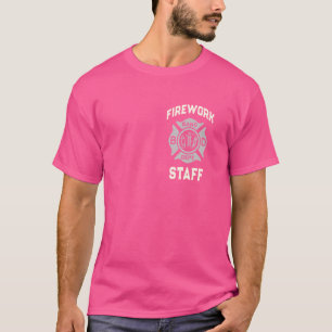 Funny FIREWORWORWORK STAFF Uniform Boom Squad Safe T-Shirt