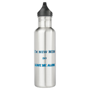 Funny First Mama Attitude junge Mutter Gift Edelstahlflasche