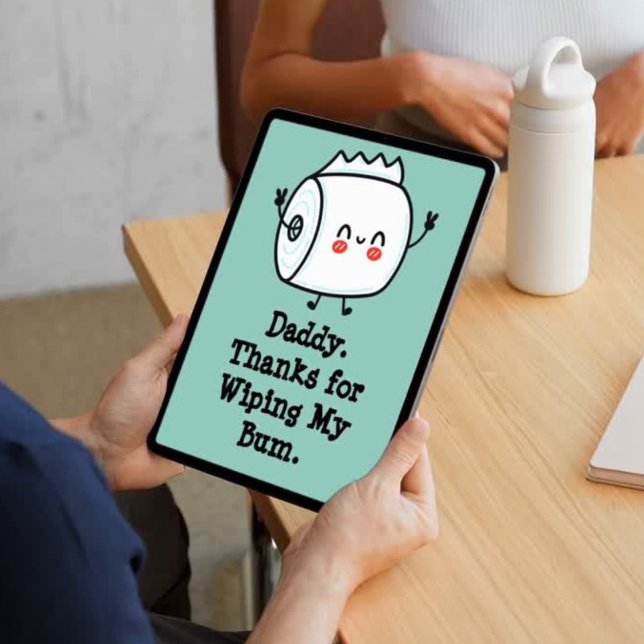 Funny First Vatertag Card vom Baby Einladung (Funny fathers day card,
first fathers day card - Instant Download-)