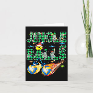 Funny First Weihnachten als Vater Jingle Volleybal Karte