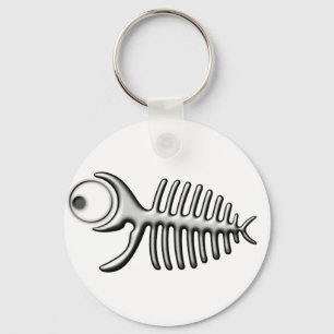 Funny fish bone - Schlüsselkette Schlüsselanhänger