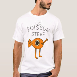 Funny Fish Le Poisson Steve für Kinder Frauen T-Shirt