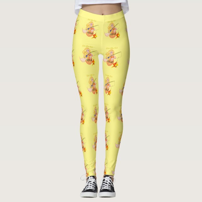 Funny Fish Meerjungfrau Girl Thunder_Cove Leggings (Vorderseite)