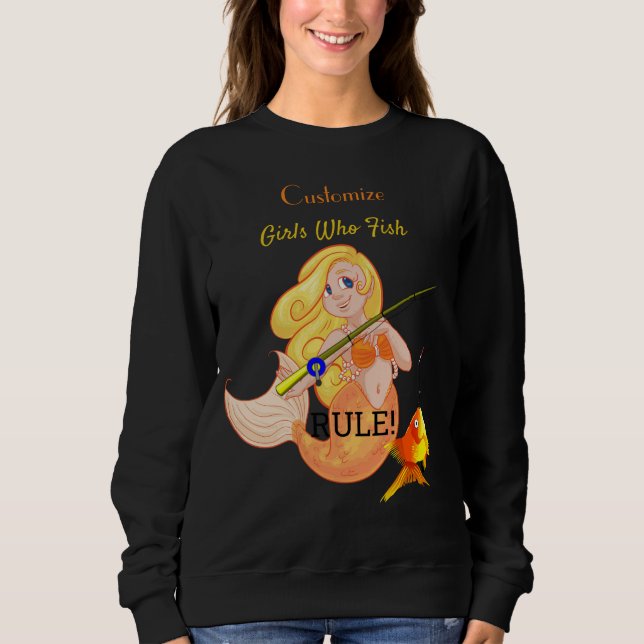 Funny Fish Meerjungfrau Girl Thunder_Cove Sweatshirt (Vorderseite)