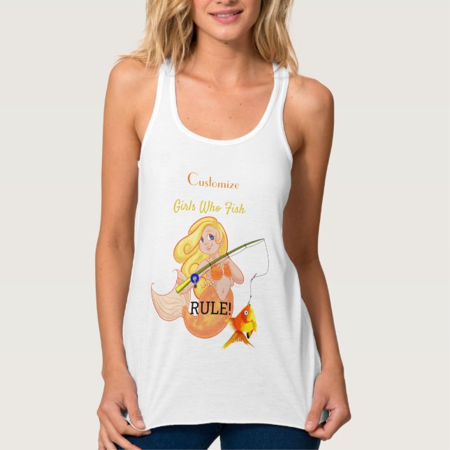 Funny Fish Meerjungfrau Girl Thunder_Cove Tank Top (Vorderseite)