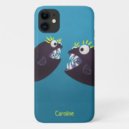 Funny Fish Monsters Kinder Name Case-Mate iPhone Hülle