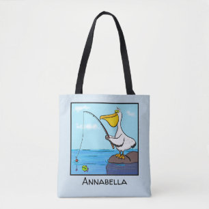 Funny Fish Pelican Cartoon