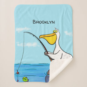 Funny Fish Pelican Cartoon Sherpadecke
