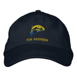 Funny Fish whisperer Fishermans Bestickte Baseballkappe