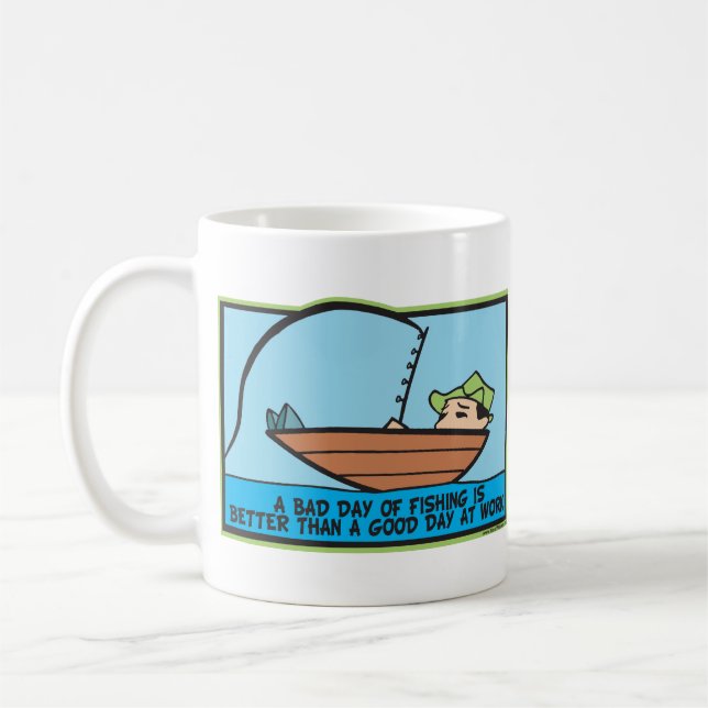 Funny Fisherman Kaffeetasse (Links)