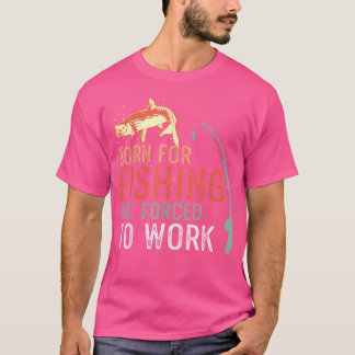 Funny Fisherman with Fishing Rod T-Shirt