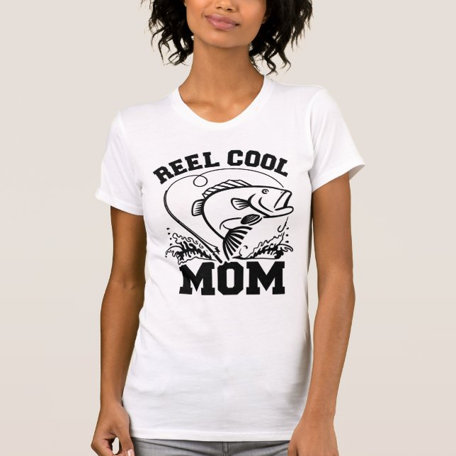 Funny Fisherwoman Mom Tee (Vorderseite)