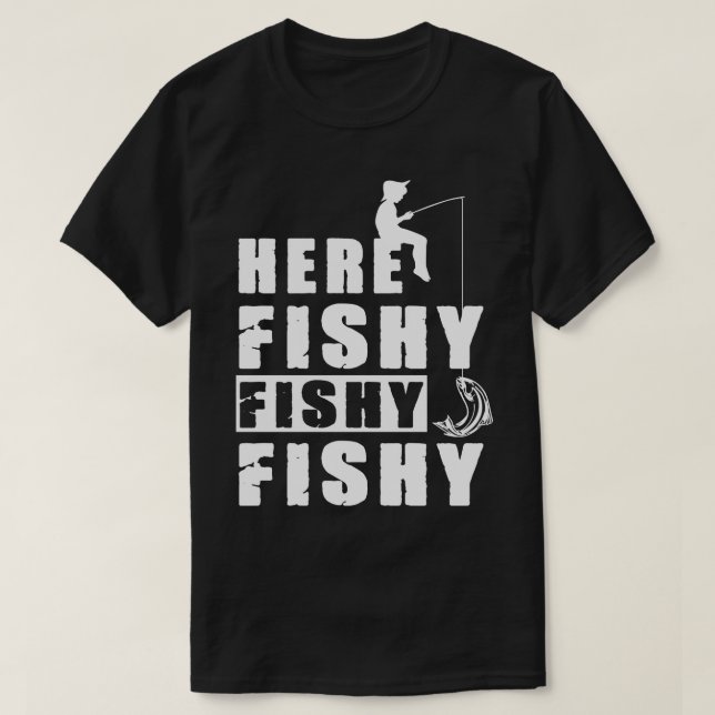 Funny Fishing 1 T-Shirt (Design vorne)