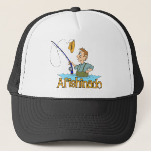 Funny Fishing Afishinado Truckerkappe