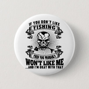 Funny Fishing Button