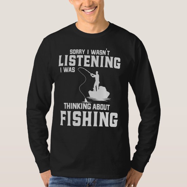 Funny Fishing for Men Trout Bass Fisherman V T-Shirt (Vorderseite)