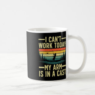 Funny Fishing for Men Women Fisherman Arm Cast Fat Kaffeetasse