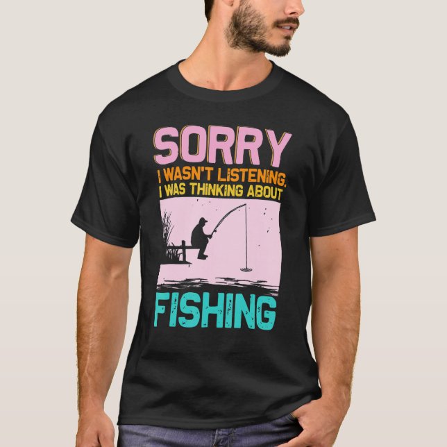 Funny Fishing For Men Women Trout Bass Fisherman V T-Shirt (Vorderseite)