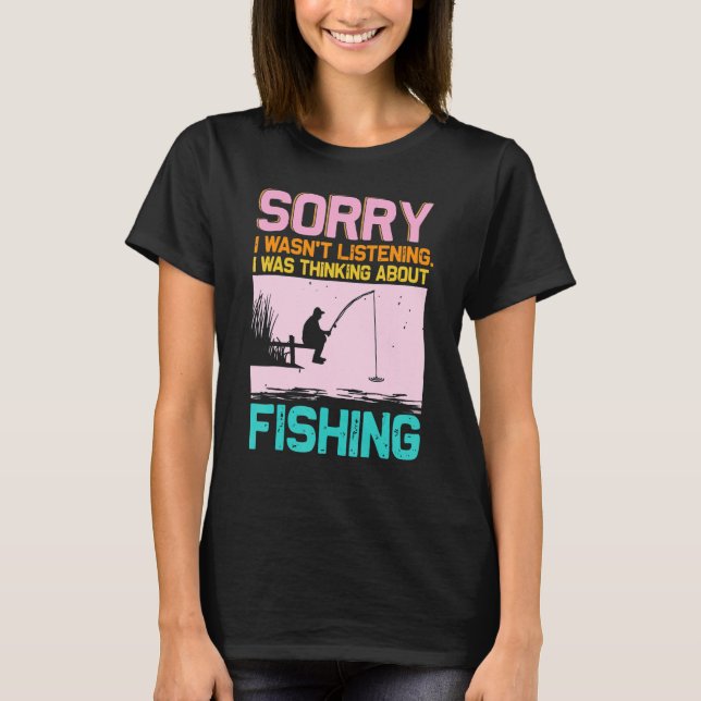 Funny Fishing For Men Women Trout Bass Fisherman V T-Shirt (Vorderseite)