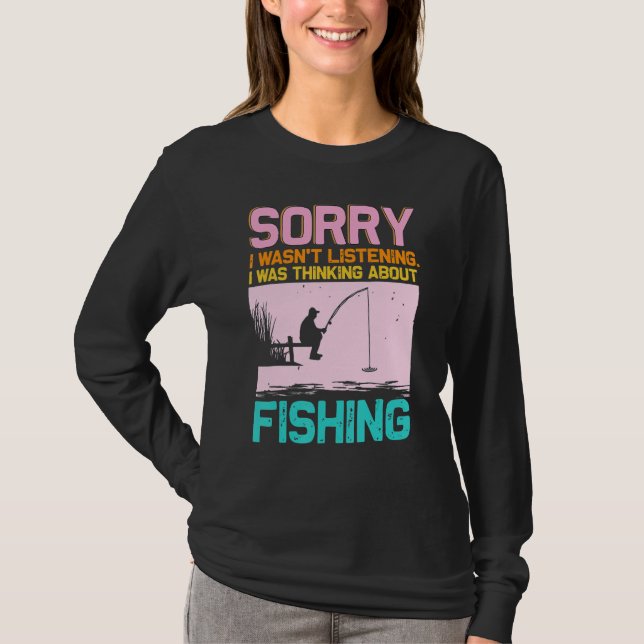Funny Fishing For Men Women Trout Bass Fisherman V T-Shirt (Vorderseite)