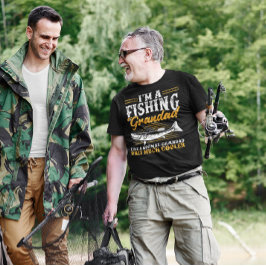 Funny Fishing Großvater Vatertag Geschenk T-Shirt
