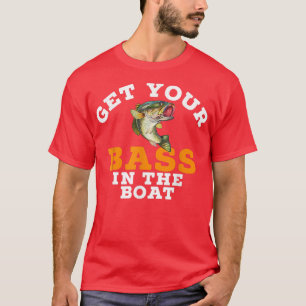 Funny Fishing holt euch den Bass im T-Shirt des Bo
