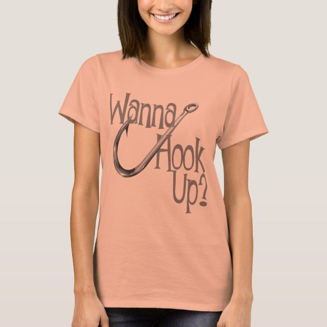 Funny Fishing - Hook UP Verabredet T-Shirt (Vorderseite)