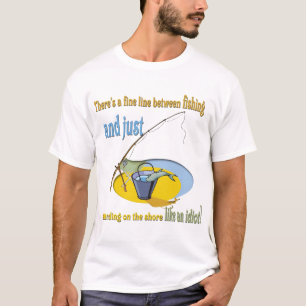 Funny Fishing Idiot T-Shirt