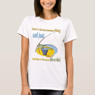 Funny Fishing Idiot T-Shirt