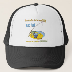 Funny Fishing Idiot Truckerkappe