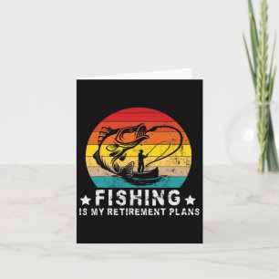 Funny Fishing Lover und Remüde Fischen ist mein Re Karte