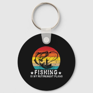 Funny Fishing Lover und Remüde Fischen ist mein Re Schlüsselanhänger