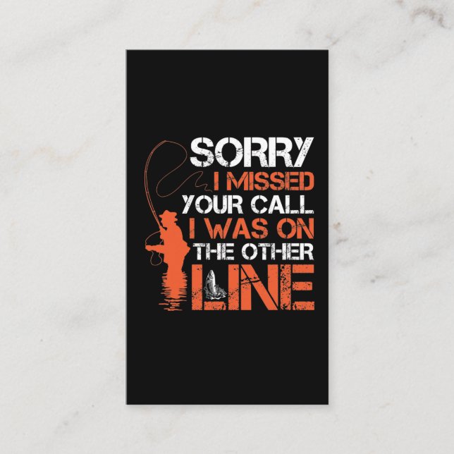 Funny Fishing Pater Angler Retirement Fischer Visitenkarte (Vorderseite)