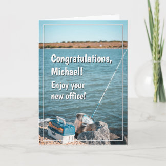Funny Fishing Retirement Card Karte