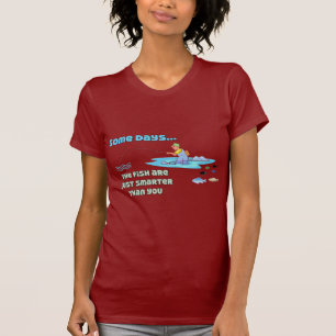 Funny Fishing Shirt Fischen Spaß Fisch ist klüger