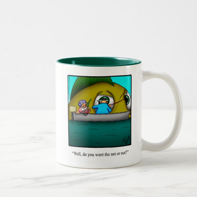Funny Fishing Spaß Tasse Geschenk (Rechts)