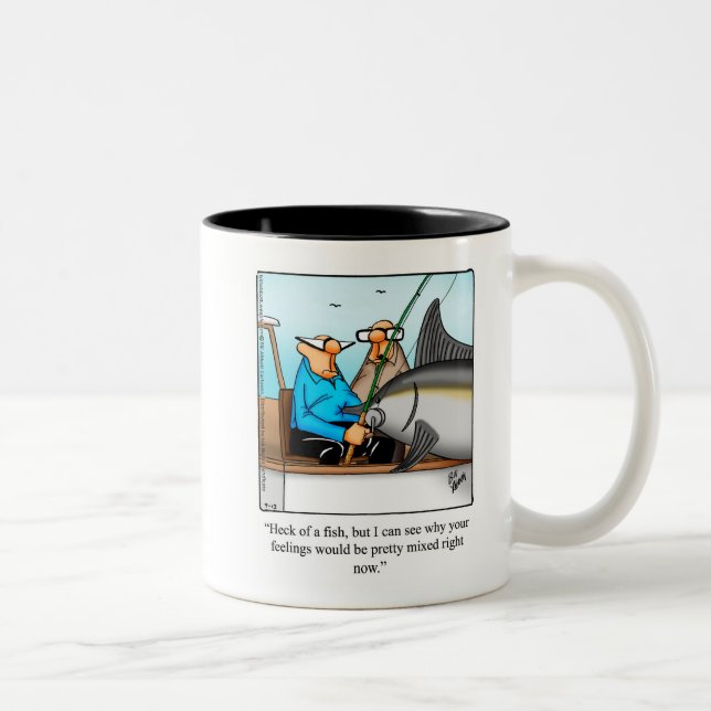 Funny Fishing Spaß Tasse Geschenk (Rechts)