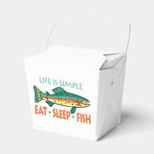 Funny Fishing Sprichwort Geschenkschachtel