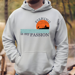 Funny Fishing Sprichwort Hoodie