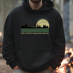 Funny Fishing Sprichwort Hoodie