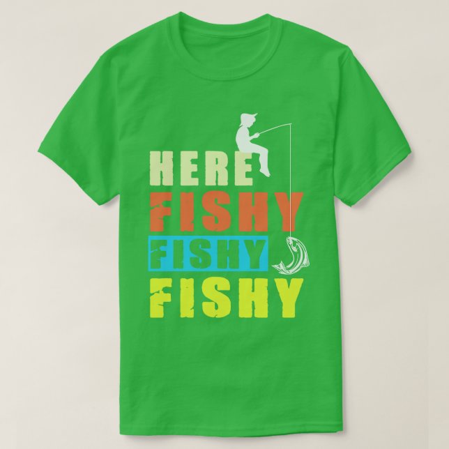 Funny Fishing T-Shirt (Design vorne)