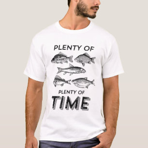 Funny Fishing T - Shirt Viel Fisch