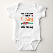 Funny Fishing Text Bodysuit Pack meine Windeln