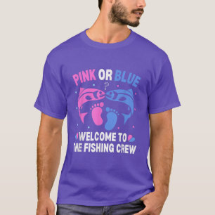 Funny Fishing Vater Rosa oder Blau Willkommen beim T-Shirt